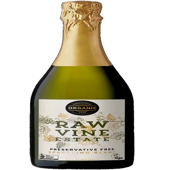 Raw Vine Estate Organic Preservative Free Sparkling Blanc 2021 Wine